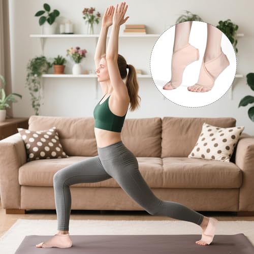 2Pcs Castor Oil Pack Wrap for Ankle Adjustable Reusable Feet Brace Anti Oil Leak Organic Breathable Acrylic Flannel Castor Compress for Women Ankle Support Plantar Fasciitis Pain Relief