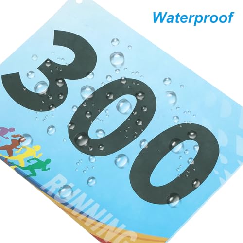 PATIKIL Tearproof Running Bib Numbers, Race Competitor Numbers - size: 7x6 Inch, style: 201-300