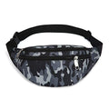 Fanny Pack for Men & Women, Fashion Waterproof Waist Packs with Adjustable Belt, Casual Bag Bum Bags for Travel Sports Running. - color: M-Black
