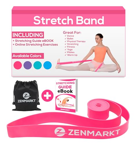 Ballet Stretch Bands for Flexibility, Strength and Dance Training - color: Pink