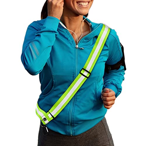 Reflective Belt for Running Army PT Belt Reflective Running Gear - color: Reflective Sash