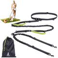 SparklyPets Hands Free Dual Dog Leash, Small (Green) - color: Green, size: 2 dogs S