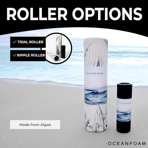 Oceanfoam Tidal Roller - Muscle Massage Foam Roller for Exercise (Magenta) - color: Magenta