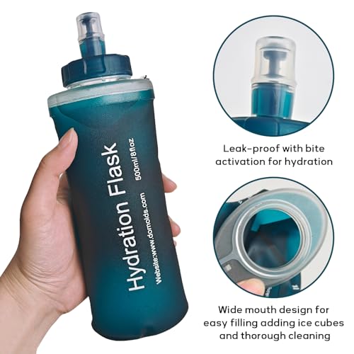 Soft Flask Collapsible Flask 1-Pack, 700ML, Slate Blue - color: 700ml Slate Blue