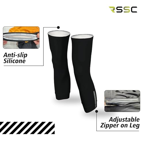 Leg Sleeves with Anti Slip Silicone Compression Leg Sleeves Cycling Leg Sleeves Adjustable Zipper - color: Octopus, size: Medium