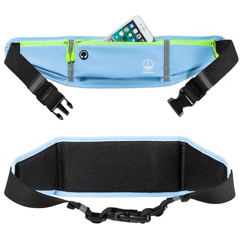 Running Belt Slim Fanny Pack Jogging Pouch Phone Holder Waist Pack - Blue - color: D Blue