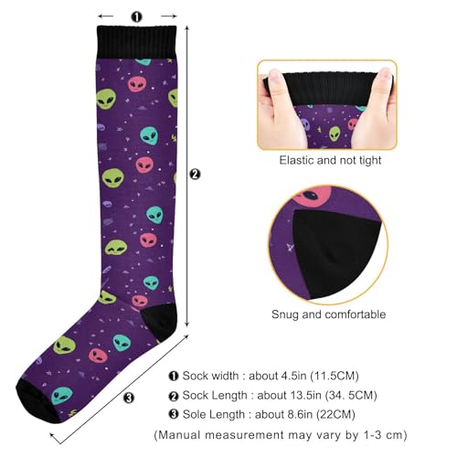 Wusikd Cute Penguin Compression Socks for Women and Men Circulation Long Socks for Athletic Running 1 - color: Multi 27