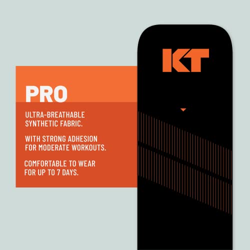 KT Tape, Pro Synthetic Kinesiology Athletic Tape, 16’ Uncut Roll - color: Jet Black