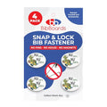 BibBoards bibSNAPS Race Bib Clips, My Race My Pace Turtle, 4 Pack - color: My Race My Pace Turtle