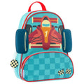 Stephen Joseph Little Sidekick Backpack, Toddler Backpack for Little Kids, Daycare and Preschool, Racecar - color: Blue