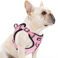 PUPTECK Dog Harness Small Sized Dog, Step in Adjustable Reflective Dog Vest Harness Escape Proof, No Pull Soft Padded Harness Easy Control, Pink, M - color: Pink, size: M (CHEST: 14.5"-20")