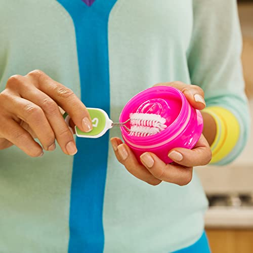 Munchkin® Details™ Bottle and Cup Cleaning Brush 4 Piece Set with Key Ring,(Pack of 12) - size: 4 Piece Set (Pack of 12)