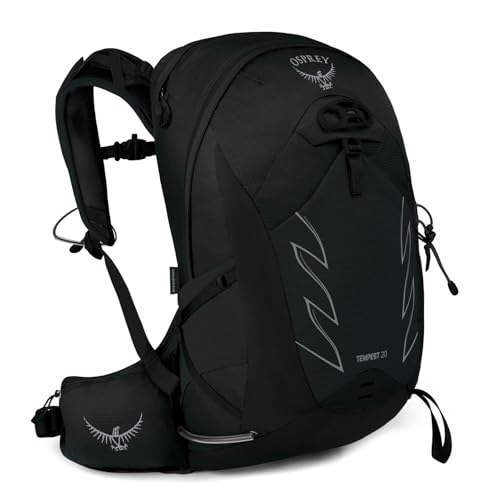 Osprey Tempest 20L Women's Hiking Backpack with Hipbelt, Stealth Black, WM/L - color: Stealth Black, size: WM/L - Standard Fit