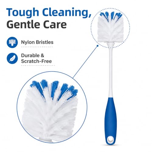 2 Pack Bottle Brushes - color: Blue
