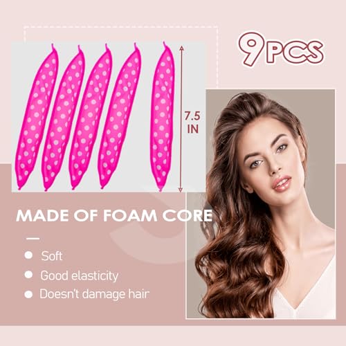Satin Sponge Hair-Rollers for Women - Pillow Rollers for Hair