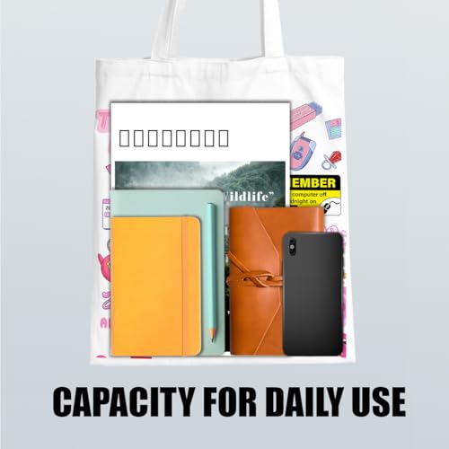 Canvas Tote Bag Gift for Women Girls Friends Shopping Beach Vacation Canvas Tote Bag - color: Y2k