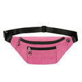 Fanny Pack for Men & Women, Fashion Waterproof Waist Packs with Adjustable Belt, Casual Bag Bum Bags for Travel Sports Running. - color: B-Pink