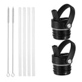 IRON °FLASK Carabiner Straw Lid for Narrow Mouth Water Bottles, 2 Pack