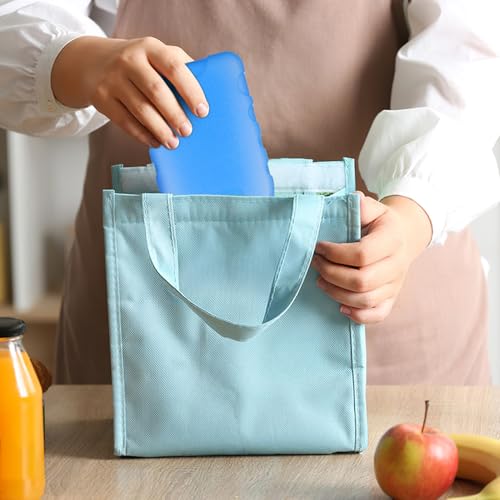 balacoo 4 Pcs Ice Packs for Lunch Boxes: Reusable Slim Coolers Ice Packs