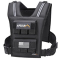 APEXUP Weighted Vest Men, Adjustable Weight Vest for Running - color: Black, size: Vest Only-30lbs