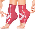 Sparthos Ankle Brace for Women & Men, Foot Compression Sleeve - Pink-M - color: Flamingo Pink