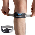 Patellar Tendon Support Strap, Adjustable Non-Slip Patella Band Knee Brace Stabilizer for Jumpers Knee, Tendonitis, Running, Basketball, Volleyball, Squats, Two Straps for Adults Teens, 1 Pack
