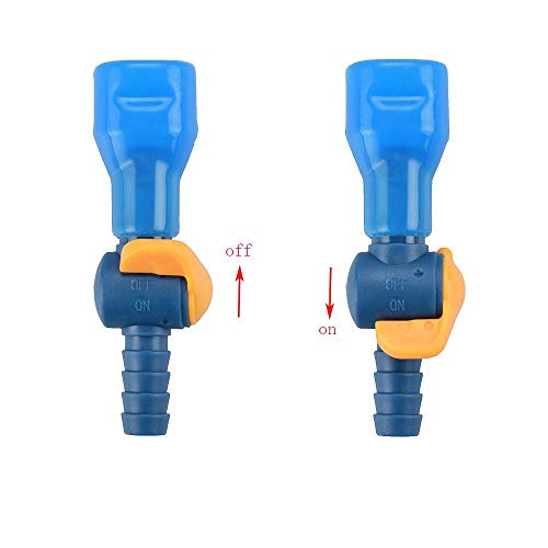 J.CARP Cleaning Kit with ON-Off Switch Bite Valve Tube Nozzle Replacement for Hydration Pack Bladder
