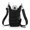 Water Bottle Holder with Adjustable Strap Bottle Sling Bag for Hiking Black