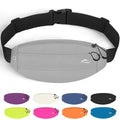 Running Fanny Pack Whole Bag Reflective, Running belt for Women &Men,Sweatproof Phone Holder Workout, Running Waist Pack(grey) - color: grey