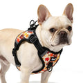 PUPTECK Fall Thanksgiving Dog Harness Small Sized Dog, Step in Adjustable Reflective Dog Vest Harness Escape Proof, No Pull Soft Padded Harness Easy Control, Yellow, M - color: Yellow(Turkey), size: M (CHEST: 14.5"-20")