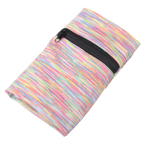 PATIKIL 6"x 4" Wrist Pouch, Wrist Wallet Sports Wristband Wallet with Zipper Pocket for Running Jogging Hiking Cycling Yoga, Colorful