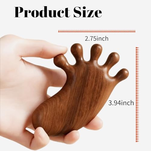 Sandalwood Foot Reflexology Tool Wooden Acupressure Massager