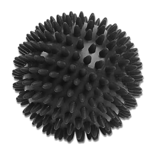 Spiky Massage Ball, Trigger Massage Point, Deep Release, 3.5 in（Black） - style: 02－3.5 in