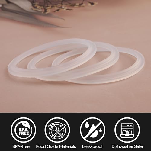 Rubber Gaskets Compatible with Hydro Flask Wide Mouth Lid Cap