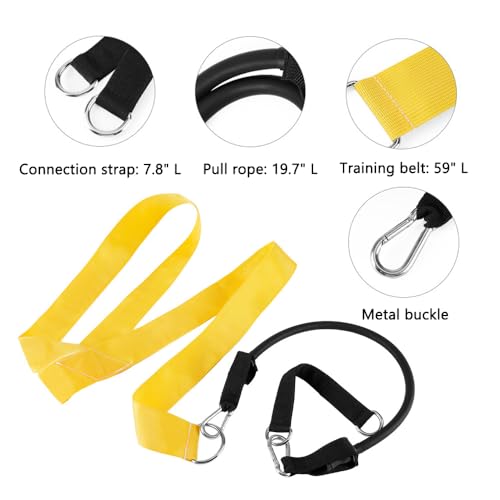 Golf Swing Twist Training Aid Belt - Posture Correction Warm up Exercise Tool for Beginners Women Men