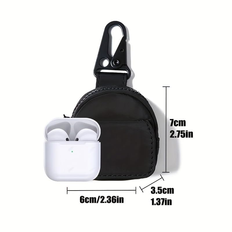 Mini Belt Loop Pouch, Clip-On Waist Pack for Earphones Keys, Portable Multifunctional Organizer (Blue,8 * 6 * 3cm)