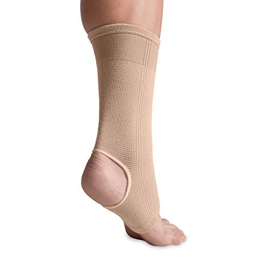 Elastic Ankle Support Sleeve for Sprains, Swelling & Pain Relief, Small - size: Small