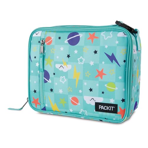 PackIt Freezable Classic Lunch Box, Happy Clouds - color: Happy Clouds