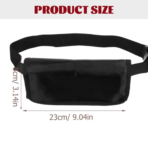 Toddmomy Ladies Fanny Pack Cashier Bag Woman Waist Bag Cashier Pouch Small Change Miss Black Ticket Cashier