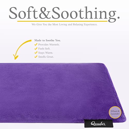 Microwavable Heating Pad, Lavender Scented Heat Pack, Purple - color: Purple