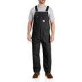 Carhartt Men's Iconic R01 Duck Bib Overall - color: Black, size: 28W x 32L