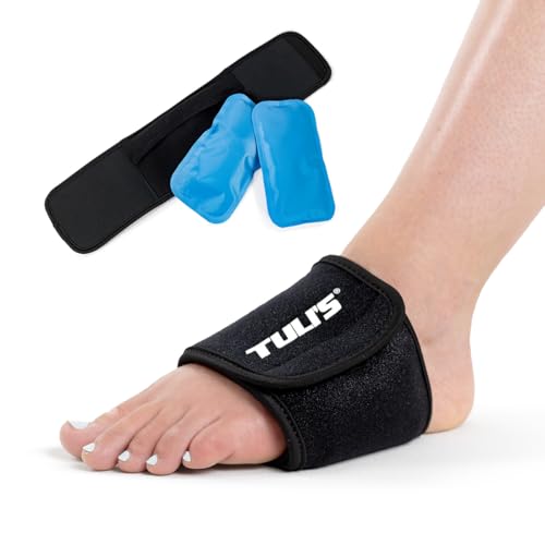 Tuli’s Foot Therapy Wrap, Ice/Heat Pack for Plantar Fasciitis, One Size