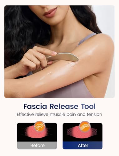 lifechill 304 Stainless Steel Gua Sha & Metal Trigger Point Massage Tool - color: Stainless Steel