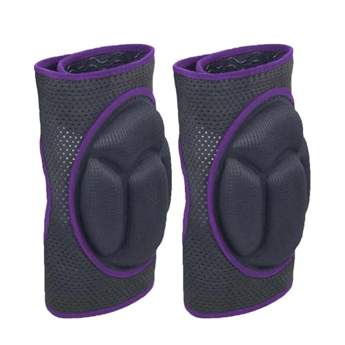 Gardening Knee Pads for Women Mens, Breathable Adjustable, Purple L, 1 Pair - color: Purple, size: Large