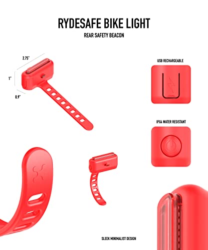 RydeSafe Bike Light - color: red
