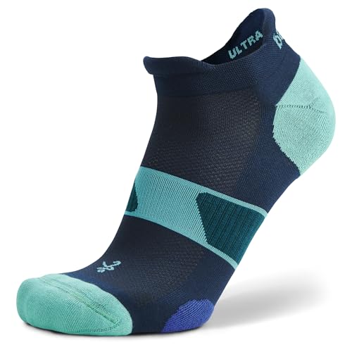 Balega Unisex Adult UltraGlide Friction-Free No-Show Running Socks (1-Pair) - color: Legion Blue, size: Large
