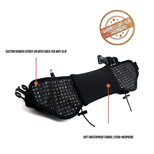 Premium Quality No Bounce Runners Hydration Belt With Reflectors, Smartphone Pocket & BPA free Water bottles