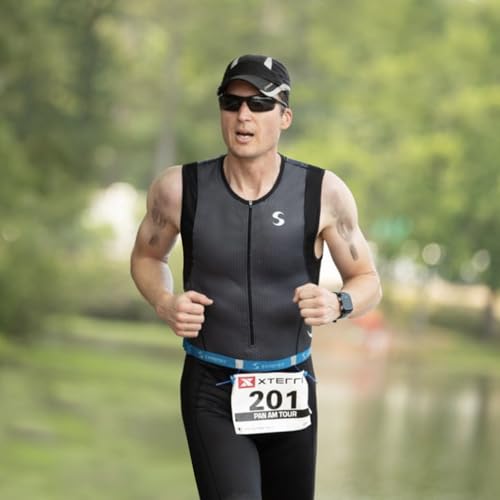 Synergy Running/Triathlon Race Day Number Belt - color: Cream 1-Pack