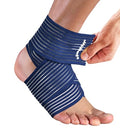 HiRui Foot & Ankle Brace 2 Pack, Adjustable Compression Wrap for Men & Women – Helps with Sprains, Plantar Fasciitis, Achilles Tendonitis, Arthritis, Running, Sports, Gym – Fits in Shoes (Navy Blue) - color: Navy Blue
