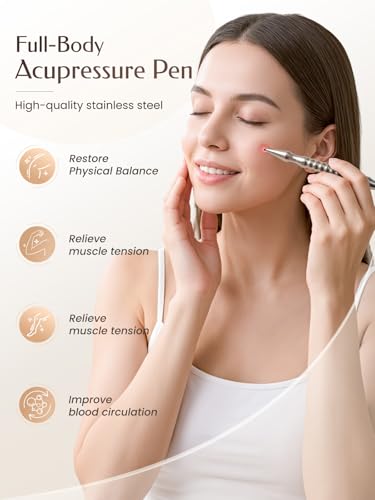 Acupuncture Pen for Muscle Tension & Trigger Point Massage with User Manual - size: 1PCS